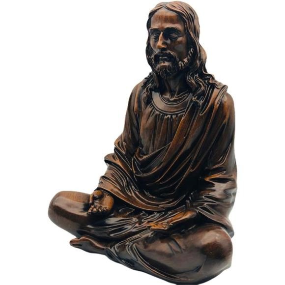 The Peace of Christ - Jesus Statue 10" Dark Wood - Picture 5 of 5